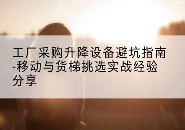 九龙坡区移动式升降机怎么选-工厂采购升降设备避坑指南-移动与货梯挑选实战经验分享